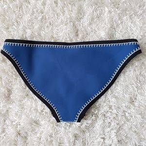 triangl swimwear Swim - Triangl neoprene bikini bottom cobalt/white triangl swimwear Swim - Triangl neoprene bikini bottom cobalt/white